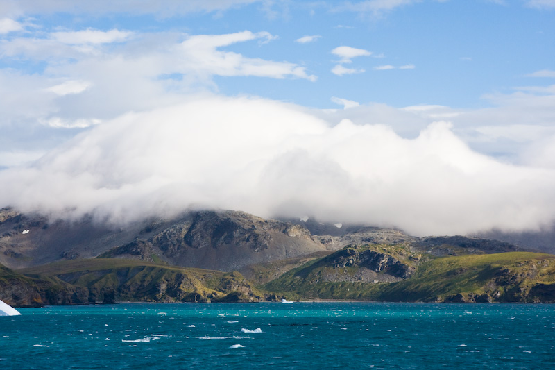 Cloud Bank Above South Georgia Island